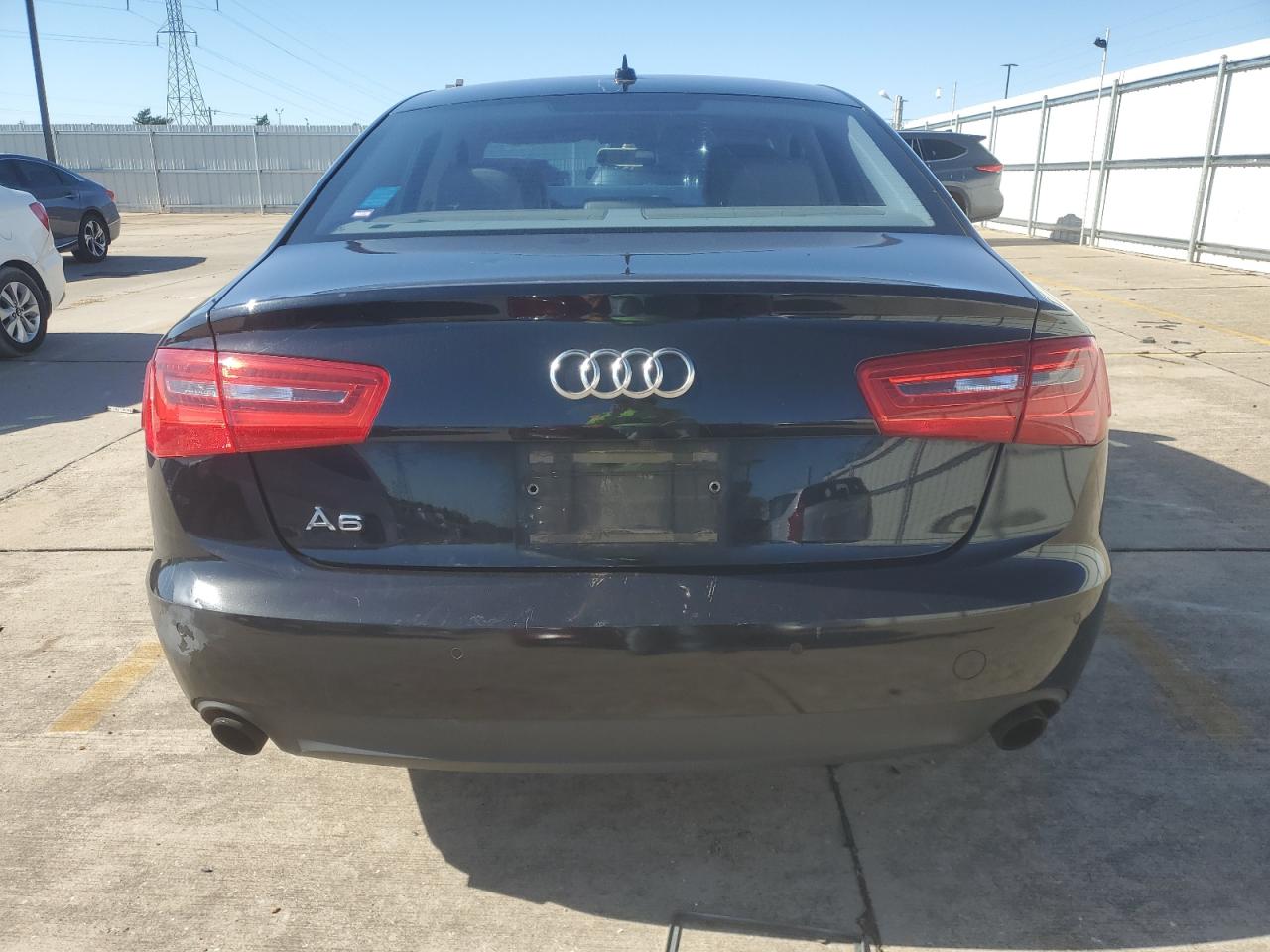 2014 Audi A6 VIN WAUGFAFC0EN144742 Copart auction photo, front end damage thumbnail 6