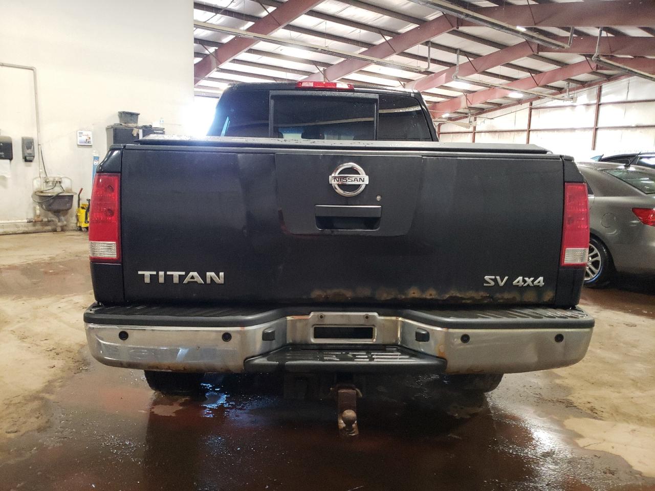 2012 Nissan Titan VIN 1N6AA0EC1CN302003 Copart auction photo, side / front end damage thumbnail 6
