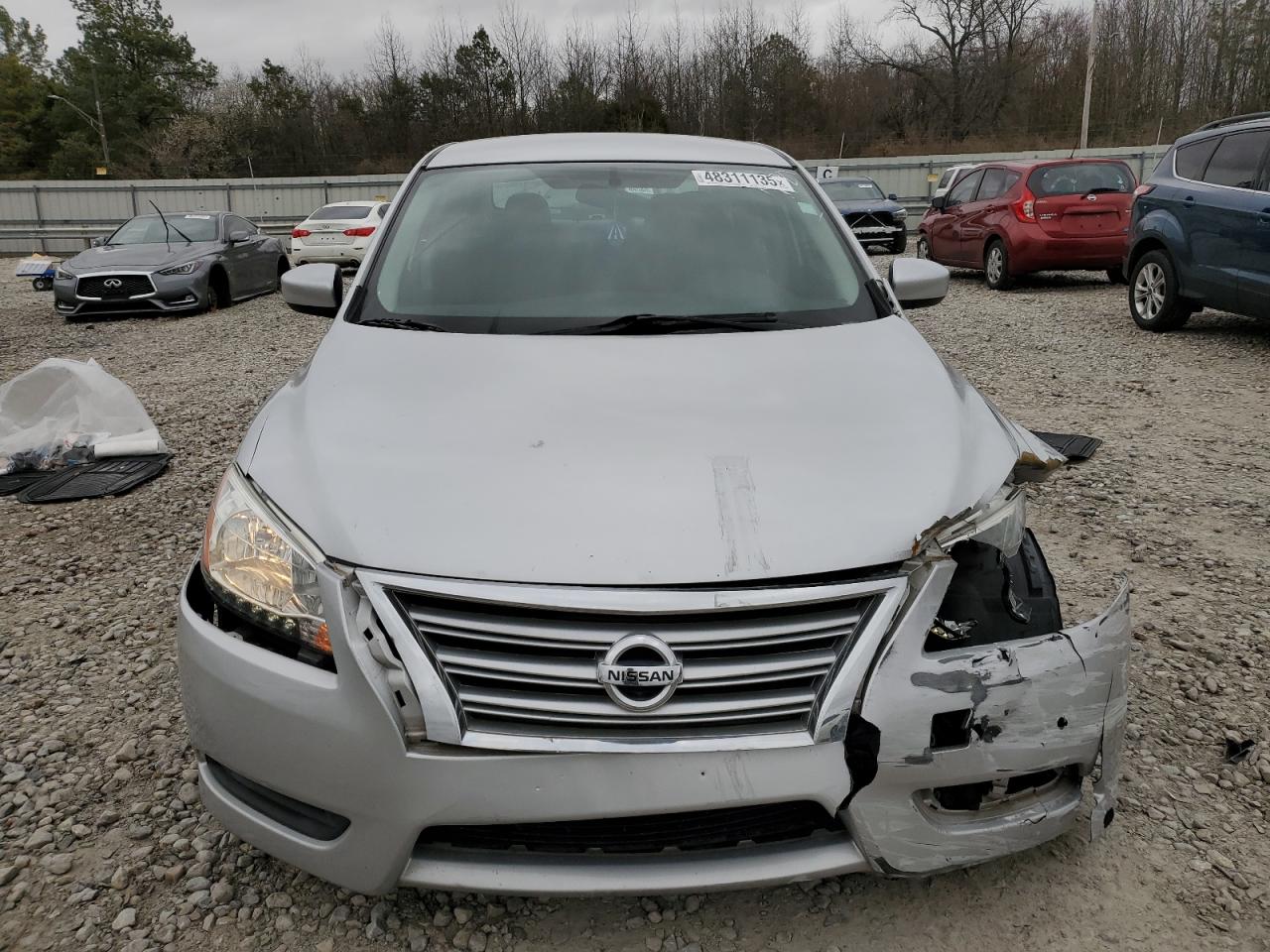 2013 Nissan Sentra VIN 3N1AB7AP9DL718578 Copart auction photo, side / all over damage thumbnail 5