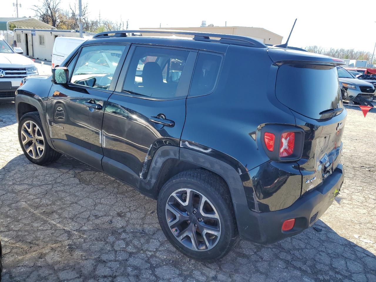 2018 Jeep Renegade VIN ZACCJBBB2JPG80127 Copart auction photo, rear end / side damage thumbnail 2