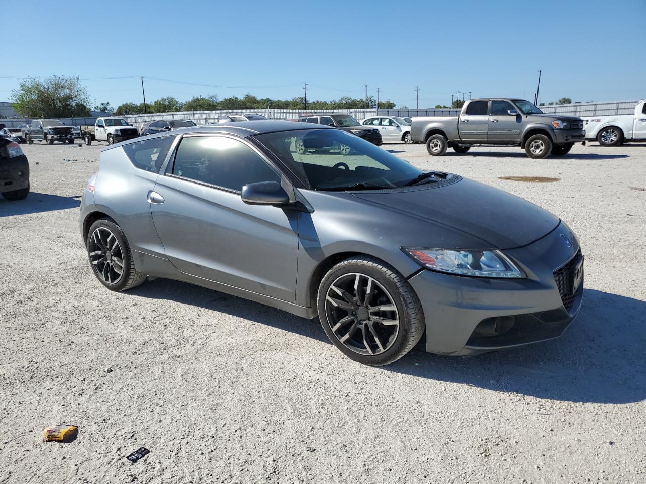 2013 Honda CR-Z VIN JHMZF1D64DS000943 Copart auction photo, all over damage thumbnail 4