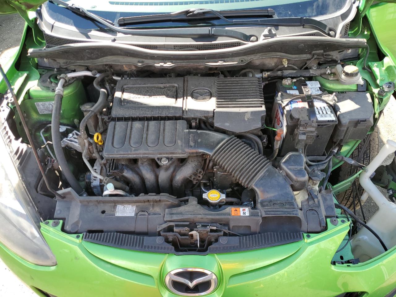 2011 Mazda 2 VIN JM1DE1HZ3B0124634 Copart auction photo, all over damage thumbnail 11