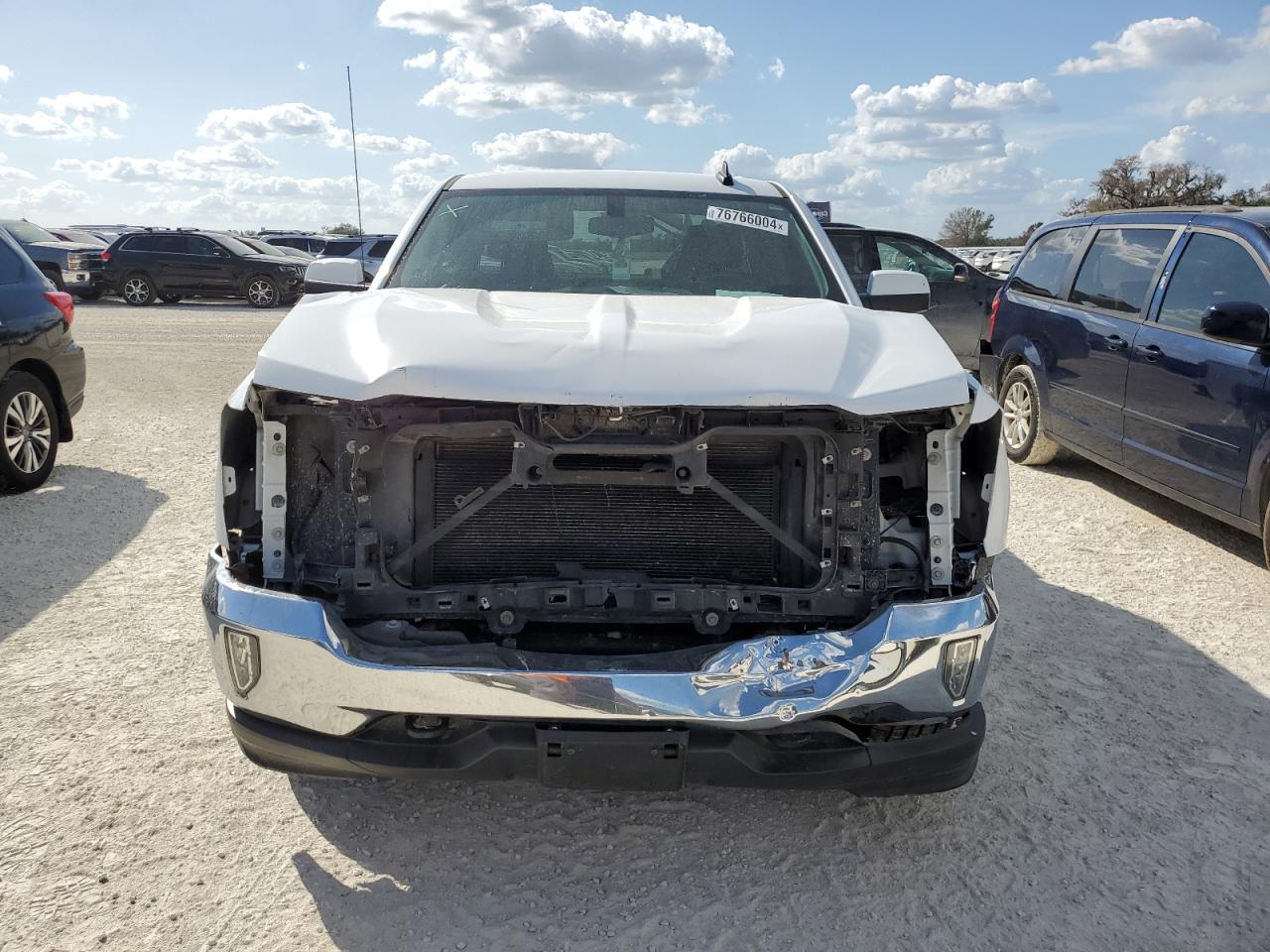 2018 Chevrolet Silverado VIN 1GCVKREH8JZ108690 Copart auction photo, front end damage thumbnail 5