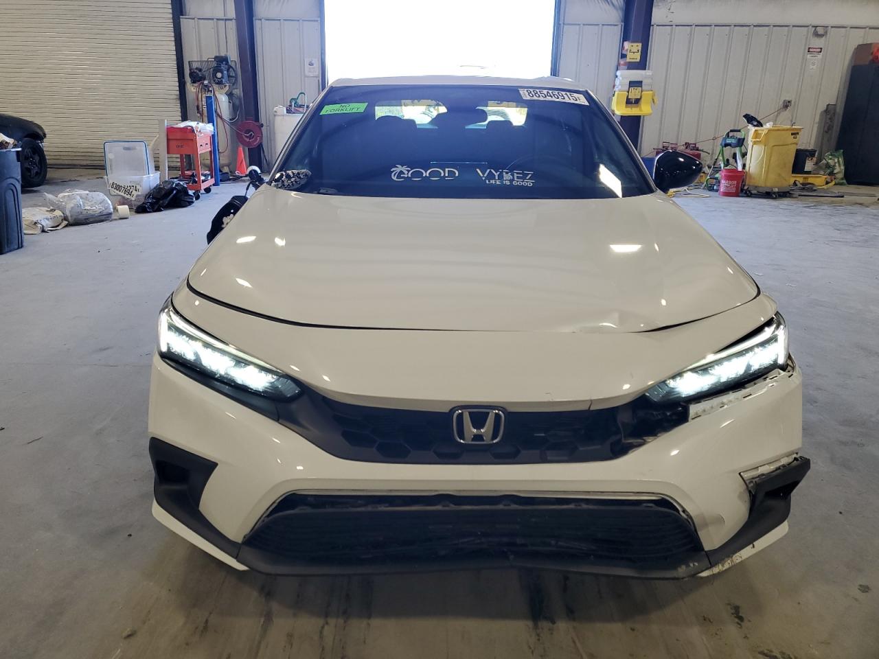 2022 Honda Civic VIN 2HGFE1E57NH474425 Copart auction photo, all over damage thumbnail 5