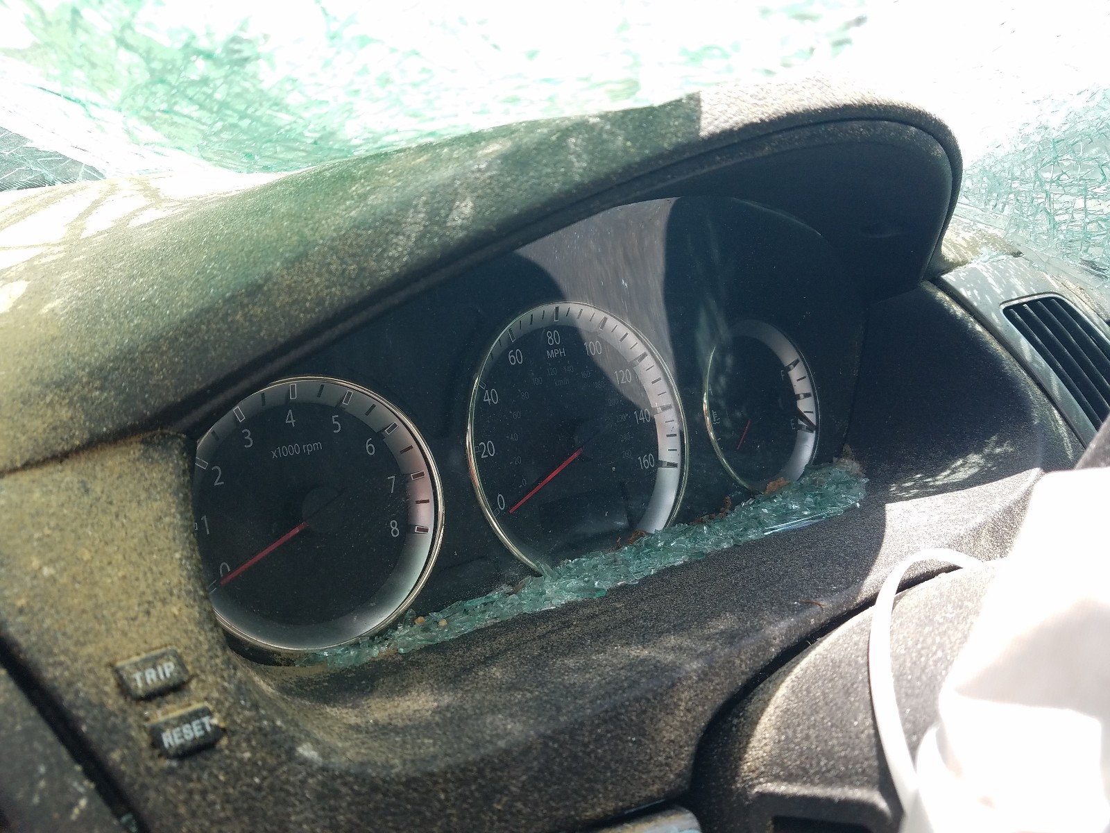 2009 Hyundai Sonata VIN 5NPET46C09H515246 Copart auction photo, front end / top/roof damage thumbnail 8