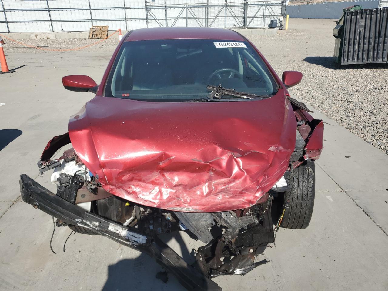 2015 Hyundai Elantra VIN 5NPDH4AE7FH609285 Copart auction photo, front end damage thumbnail 5