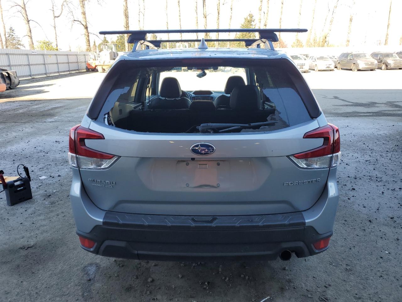 2021 Subaru Forester VIN JF2SKAUC1MH585242 Copart auction photo, vandalism / rear end damage thumbnail 6