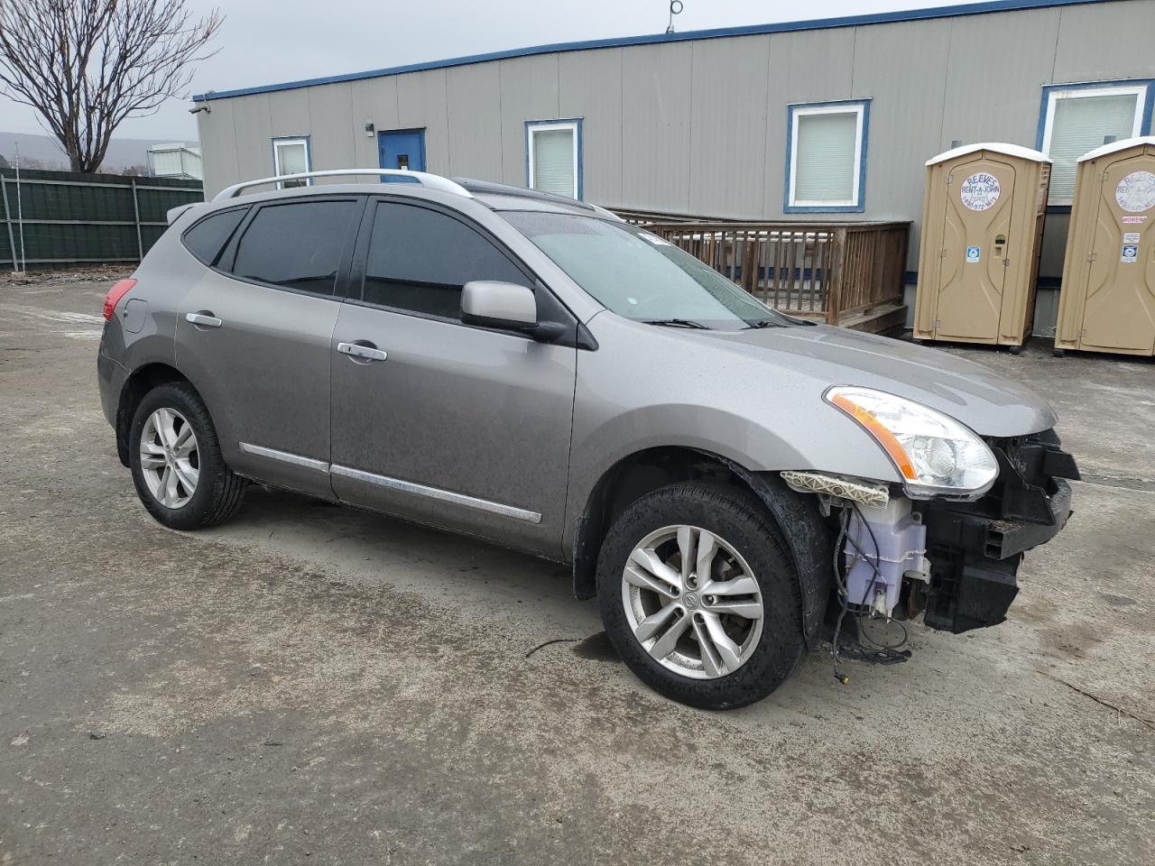 2013 Nissan Rogue VIN JN8AS5MV8DW628834 Copart auction photo, front end / side damage thumbnail 4