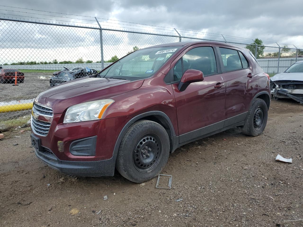 2016 Chevrolet Trax VIN 3GNCJKSB7GL261022
