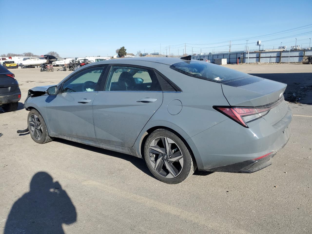 2021 Hyundai Elantra VIN KMHLN4AJ2MU006860 Copart auction photo, front end damage thumbnail 2