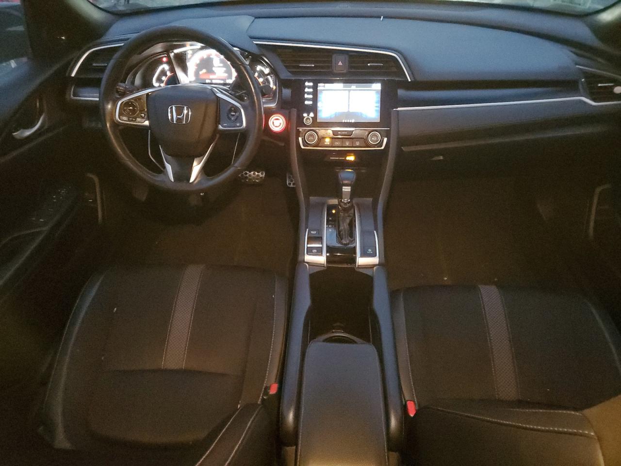 2021 Honda Civic VIN 19XFC2F8XME203307 Copart auction photo, rear end / minor dent/scratches damage thumbnail 8