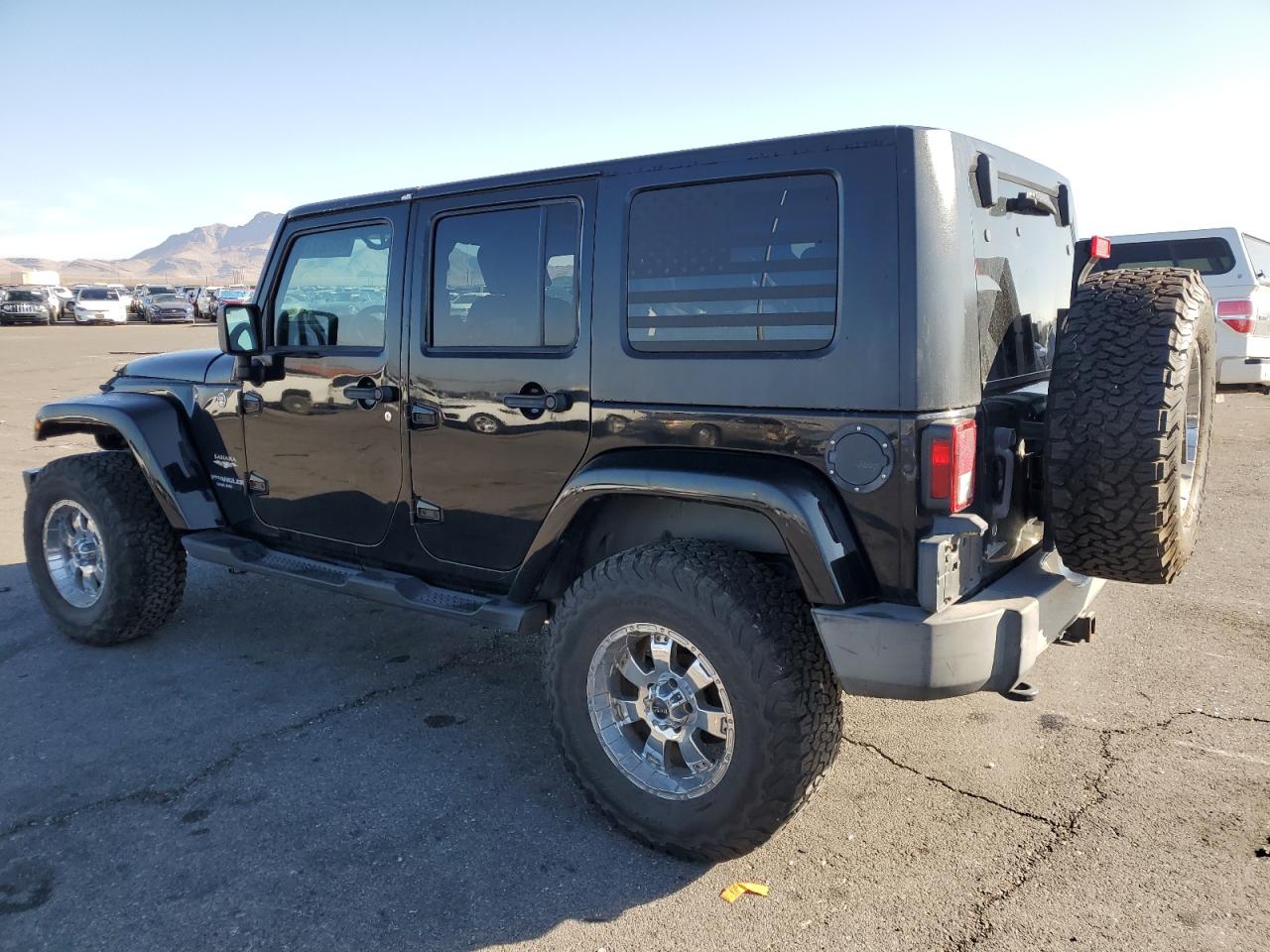 2010 Jeep Wrangler VIN 1J4BA5H17AL123479 Copart auction photo, front end / side damage thumbnail 2