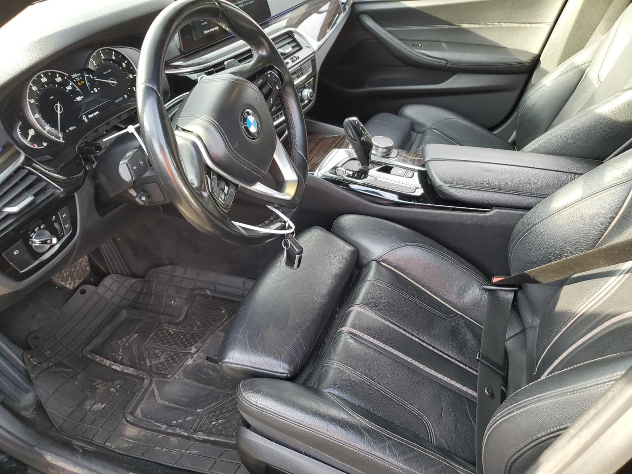 2018 BMW 5er VIN WBAJA5C5XJWA35973 Copart auction photo, rear end / mechanical damage thumbnail 7