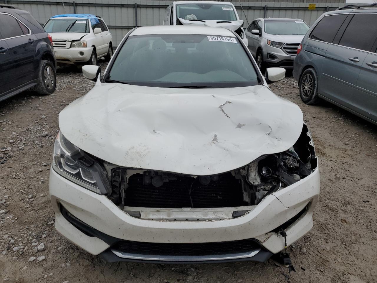 2017 Honda Accord VIN 1HGCR2F54HA039800 Copart auction photo, front end / minor dent/scratches damage thumbnail 5