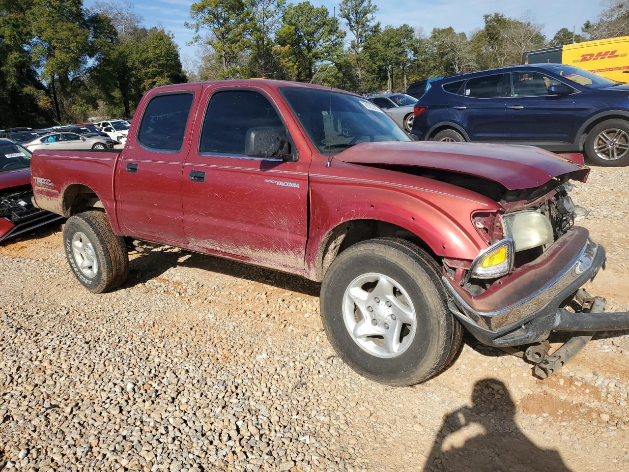 2004 Toyota Tacoma VIN 5TEGM92N34Z353676 Copart auction photo, front end / side damage thumbnail 4
