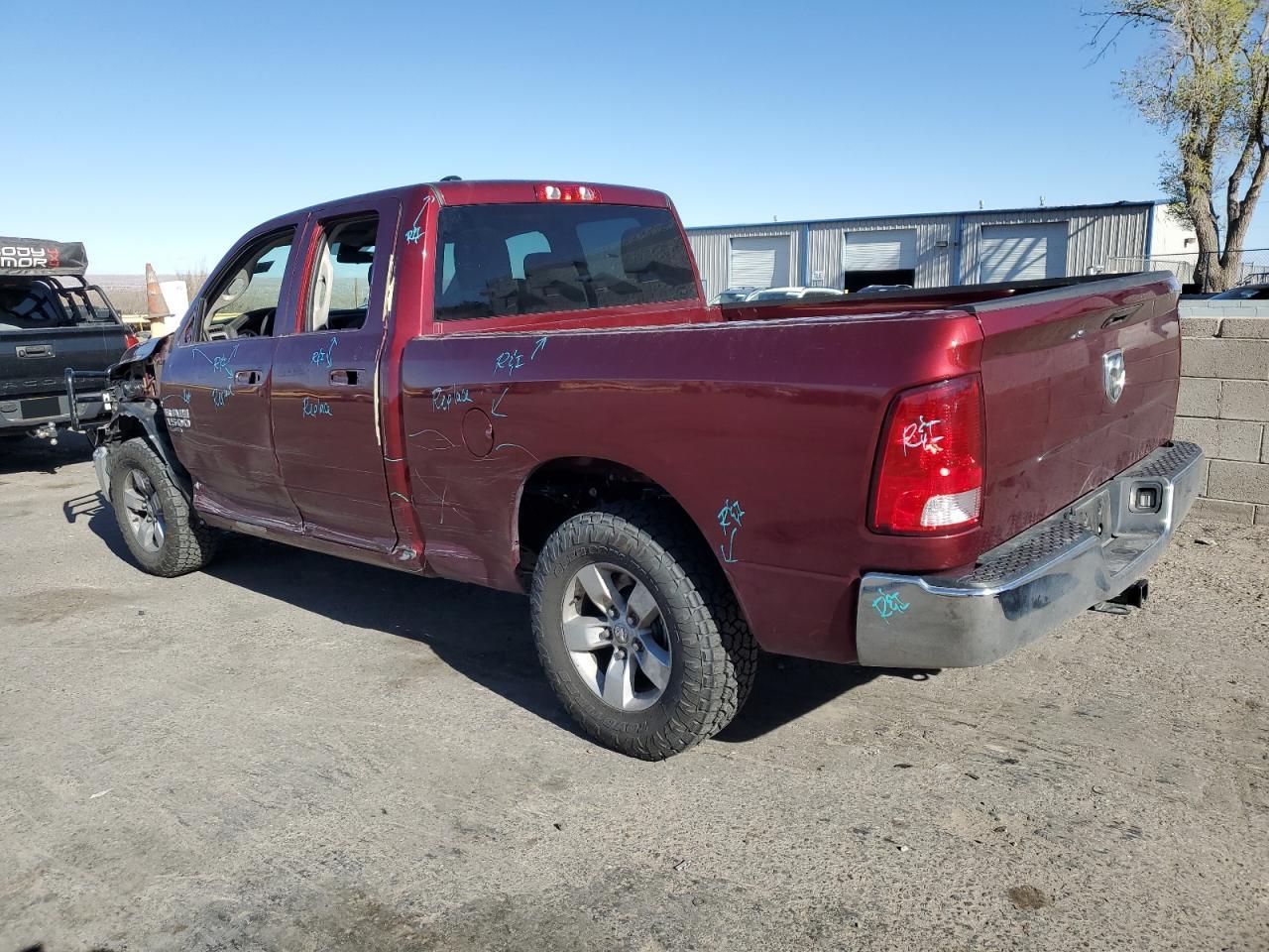2021 RAM 1500 VIN 1C6RR6FG6MS534383 Copart auction photo, front end / side damage thumbnail 2