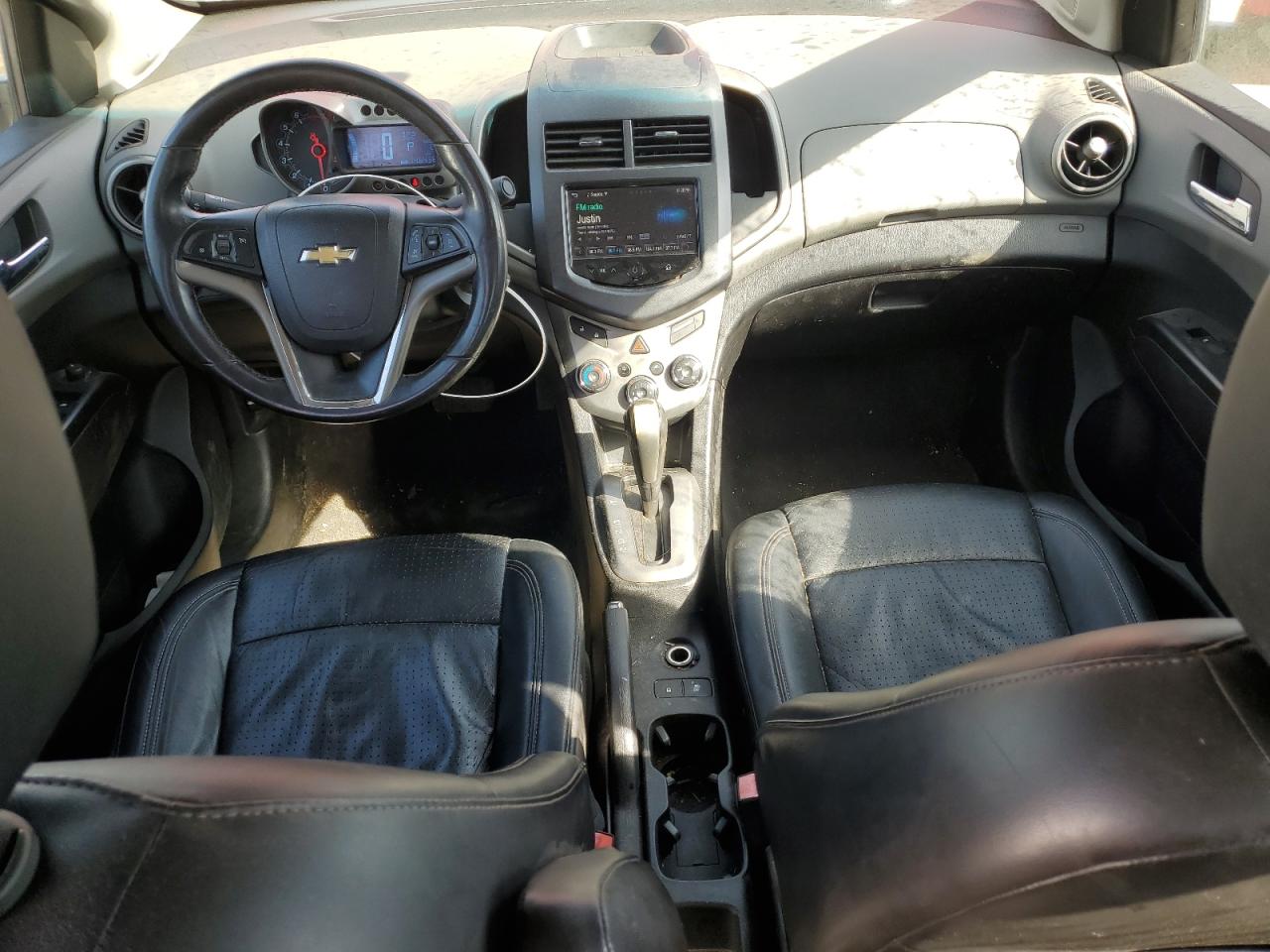 2013 Chevrolet Sonic VIN 1G1JE5SB9D4224280 Copart auction photo, front end / side damage thumbnail 8