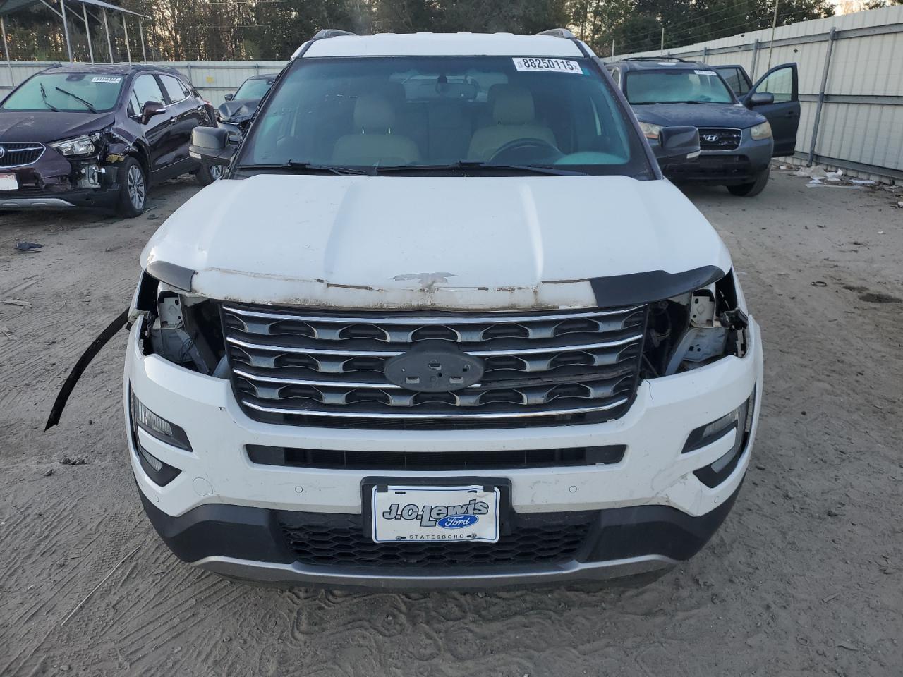 2016 Ford Explorer VIN 1FM5K8D83GGC41529 Copart auction photo, front end damage thumbnail 5