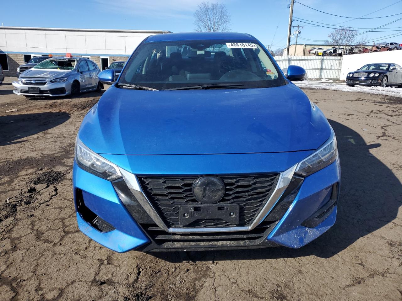 2022 Nissan Sentra VIN 3N1AB8CV1NY277633 Copart auction photo, undercarriage / front end damage thumbnail 5