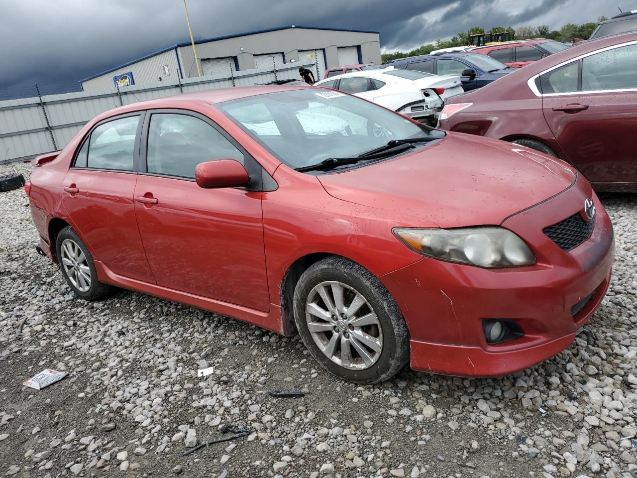 2009 Toyota Corolla VIN 2T1BU40E69C014763 Copart auction photo, normal wear damage thumbnail 4
