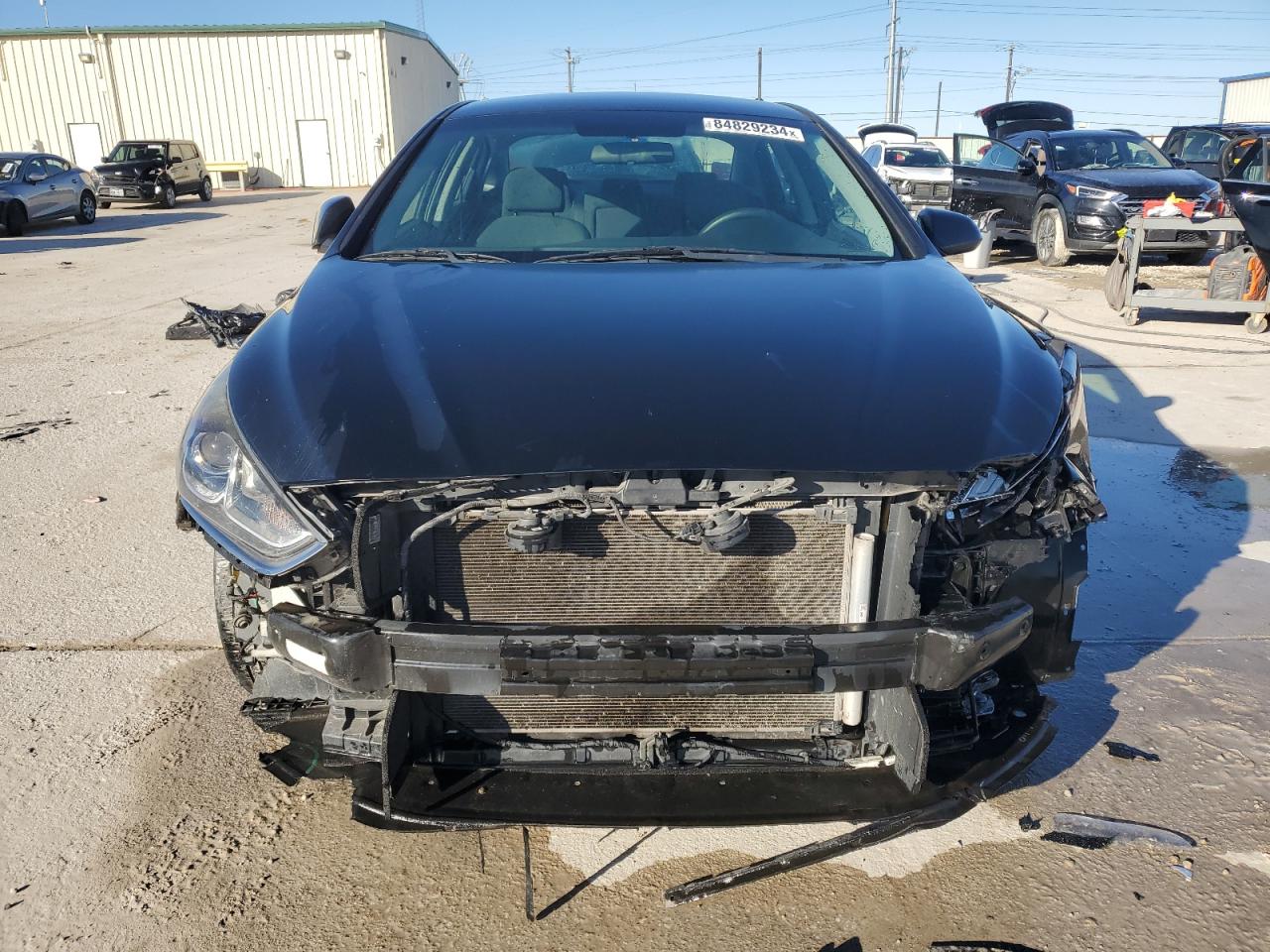 2019 Hyundai Sonata VIN 5NPE24AF4KH805905 Copart auction photo, front end damage thumbnail 5