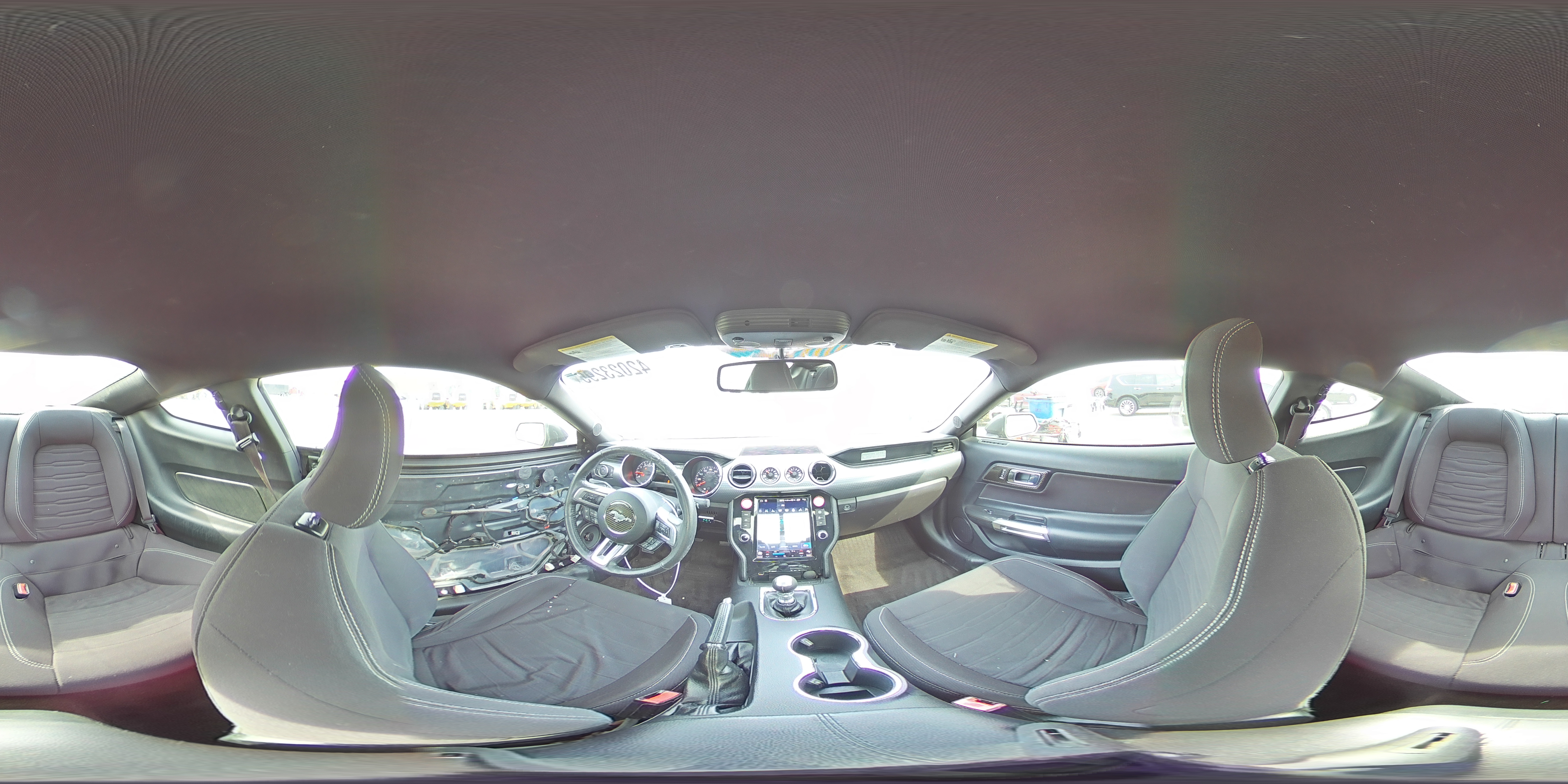 2017 Ford Mustang VIN 1FA6P8TH9H5301313 Copart auction photo, all over damage thumbnail 12