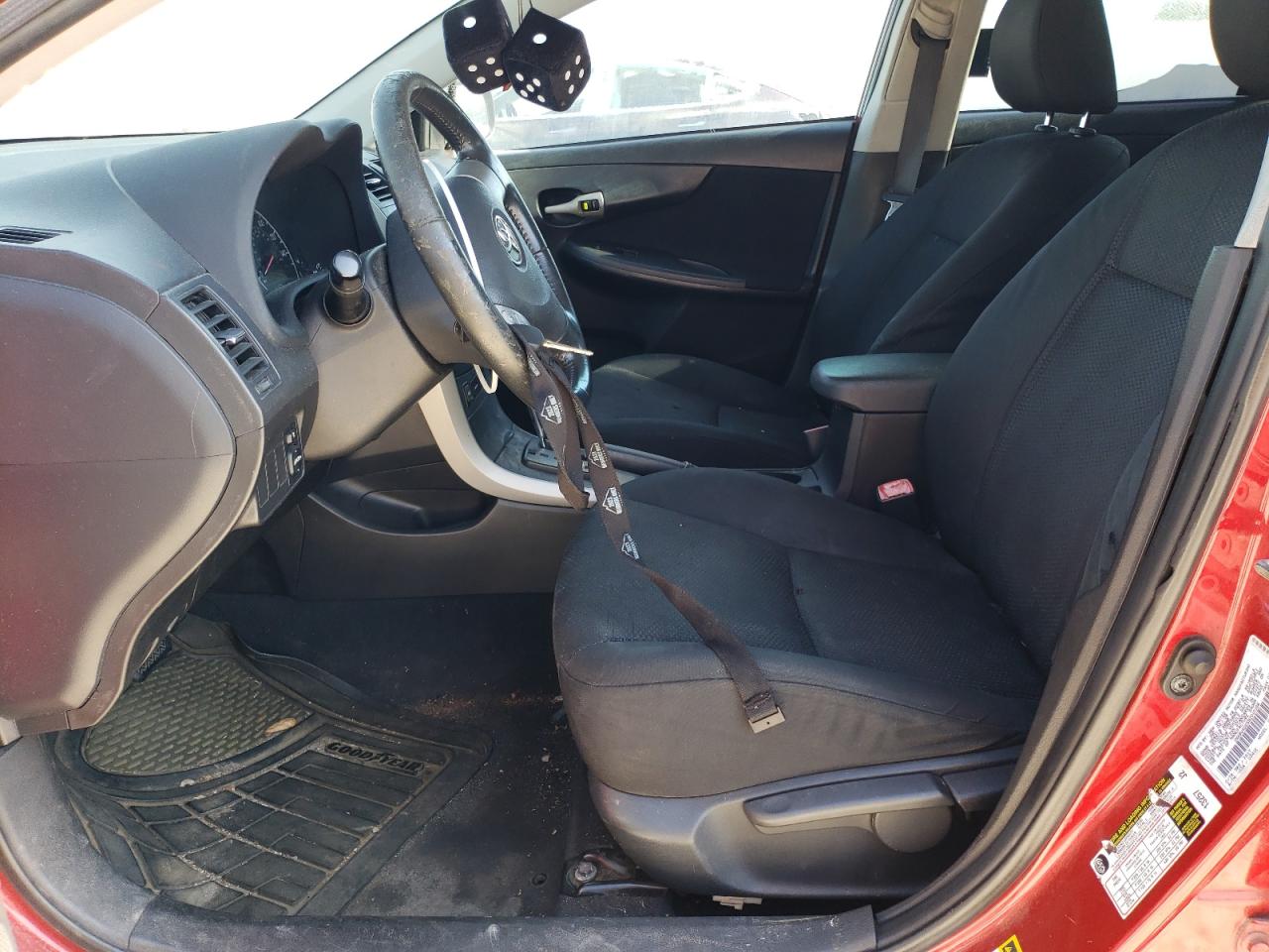 2009 Toyota Corolla VIN 1NXBU40E59Z010198 Copart auction photo, front end damage thumbnail 7