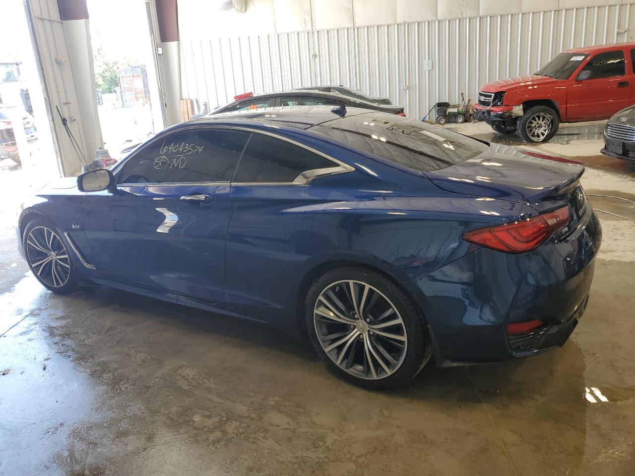 2018 Infiniti Q60 VIN JN1EV7EL3JM390382 Copart auction photo, vandalism damage thumbnail 2
