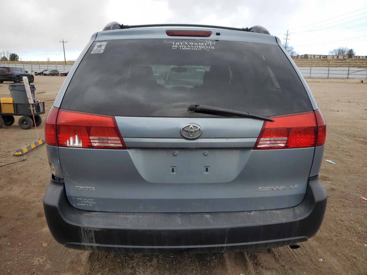 2004 Toyota Sienna VIN 5TDZA23C64S136108 Copart auction photo, rear end / front end damage thumbnail 6