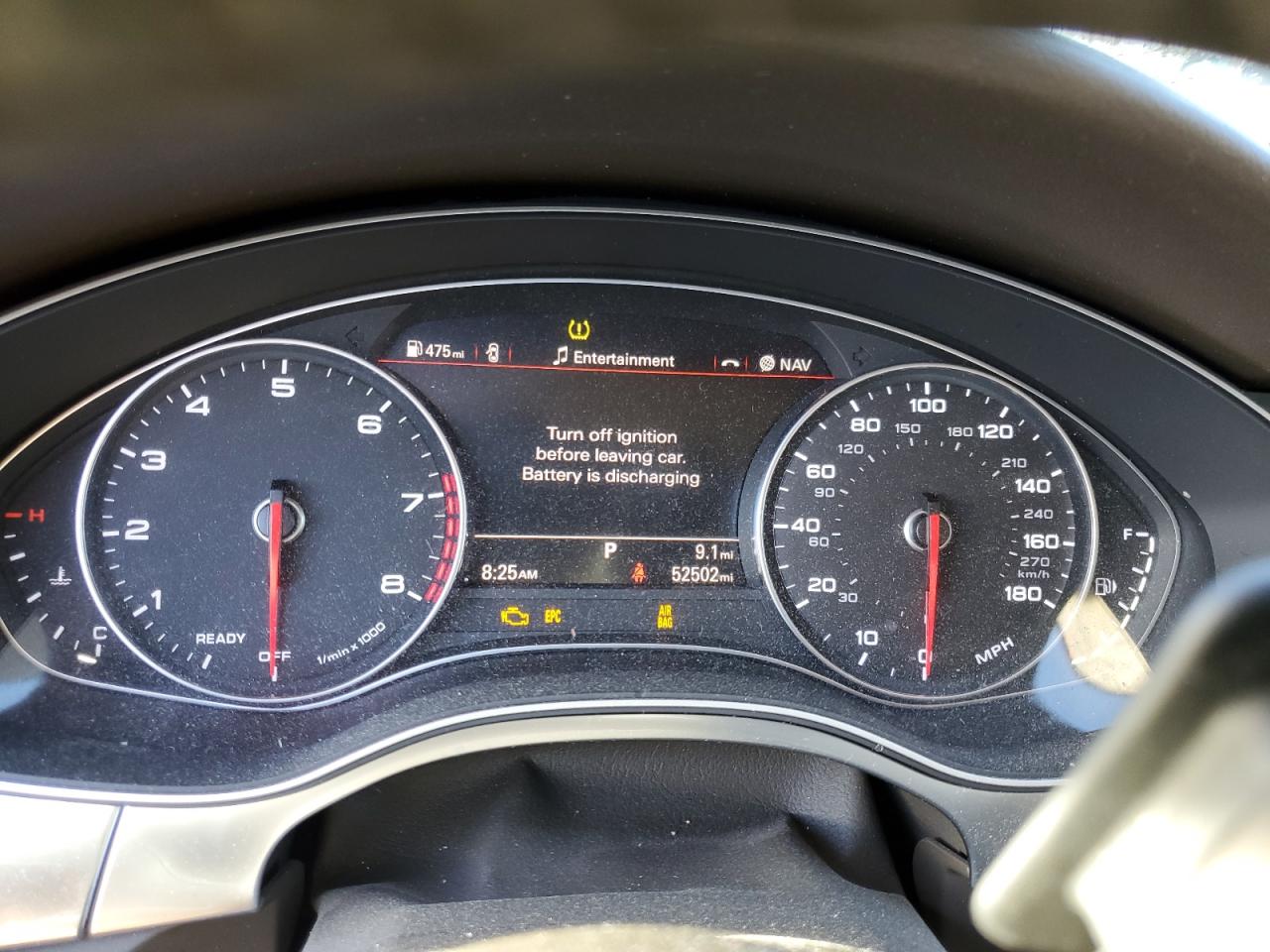 2016 Audi A6 VIN WAUGFAFC9GN124248 Copart auction photo, front end / side damage thumbnail 9