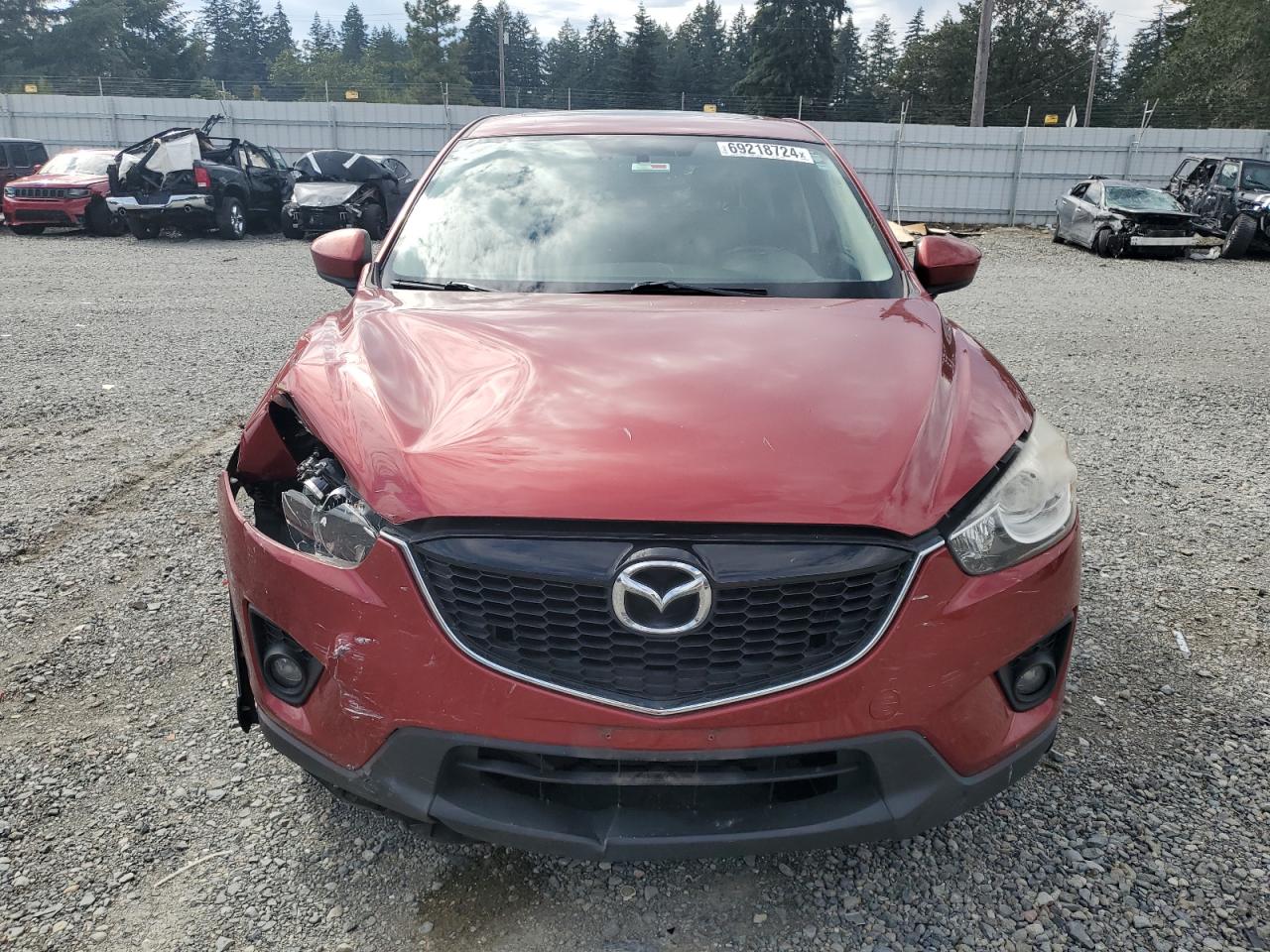 2013 Mazda CX-5 VIN JM3KE4DE9D0154596 Copart auction photo, front end damage thumbnail 5