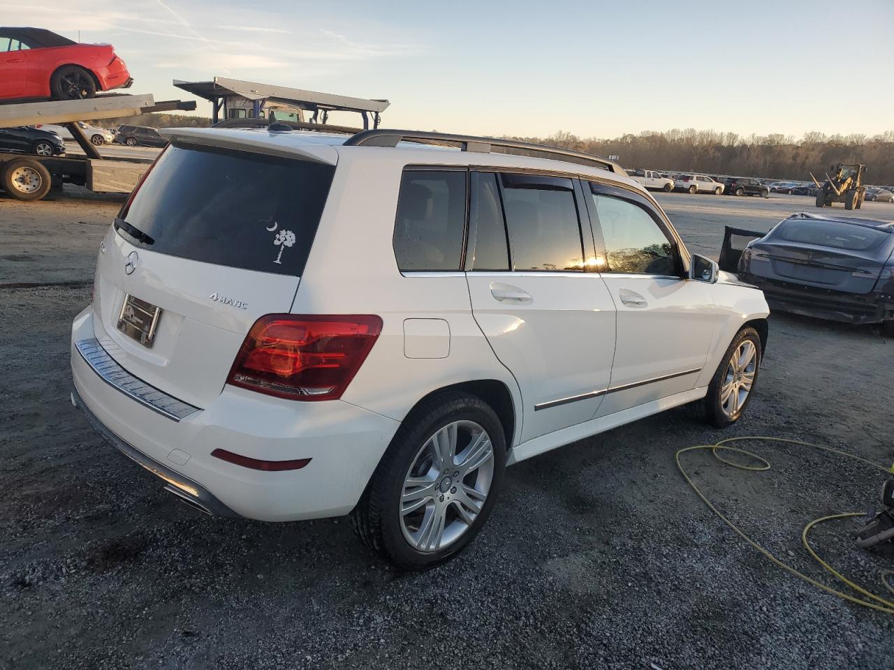2015 Mercedes-Benz GLK-klasse VIN WDCGG8JB9FG347989 Copart auction photo, front end damage thumbnail 3