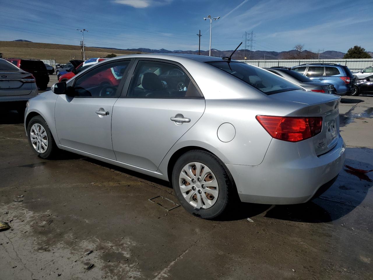 2010 KIA Forte VIN KNAFU4A29A5050337 Copart auction photo, vandalism / side damage thumbnail 2