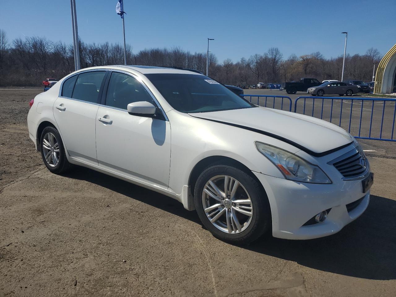 2013 Infiniti G VIN JN1CV6ARXDM762378 Copart auction photo, burn - interior / mechanical damage thumbnail 4