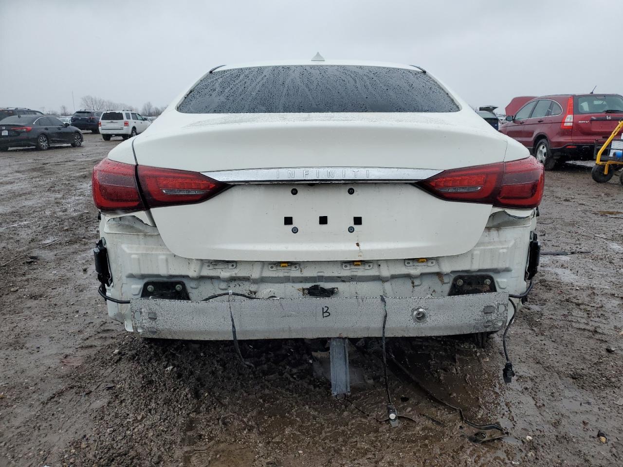 2020 Infiniti Q50 VIN JN1EV7AR6LM250288 Copart auction photo, all over damage thumbnail 6