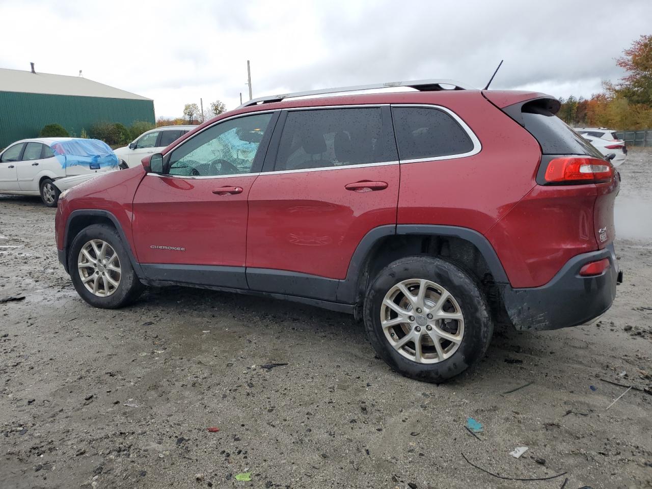 2015 Jeep Grand Cherokee VIN 1C4PJMCS4FW755190 Copart auction photo, front end / side damage thumbnail 2