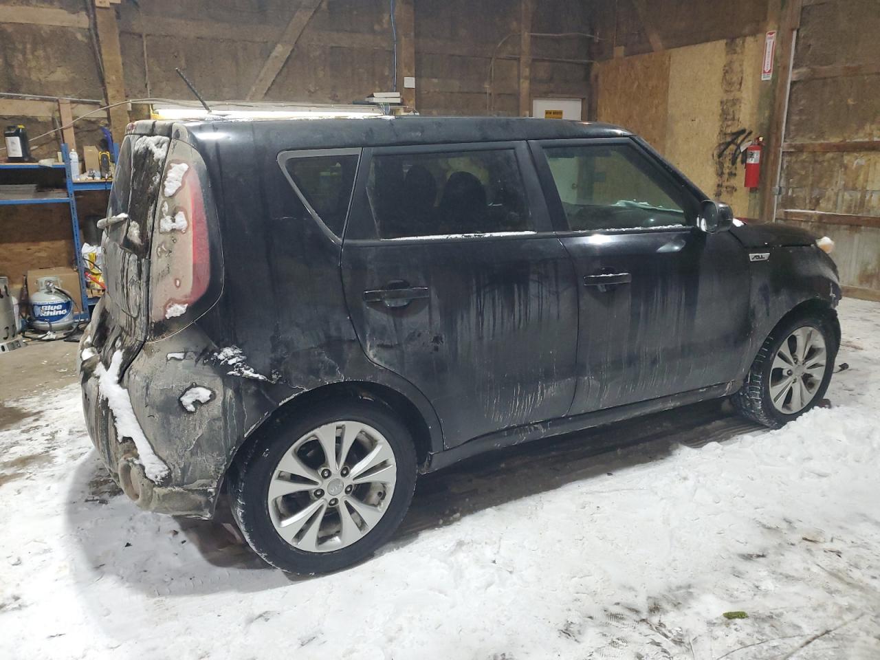 2015 KIA Soul VIN KNDJP3A55F7114605 Copart auction photo, front end damage thumbnail 3