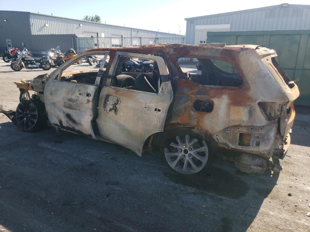 2018 Dodge Durango VIN 1C4RDJDG7JC213567 Copart auction photo, burn damage thumbnail 2