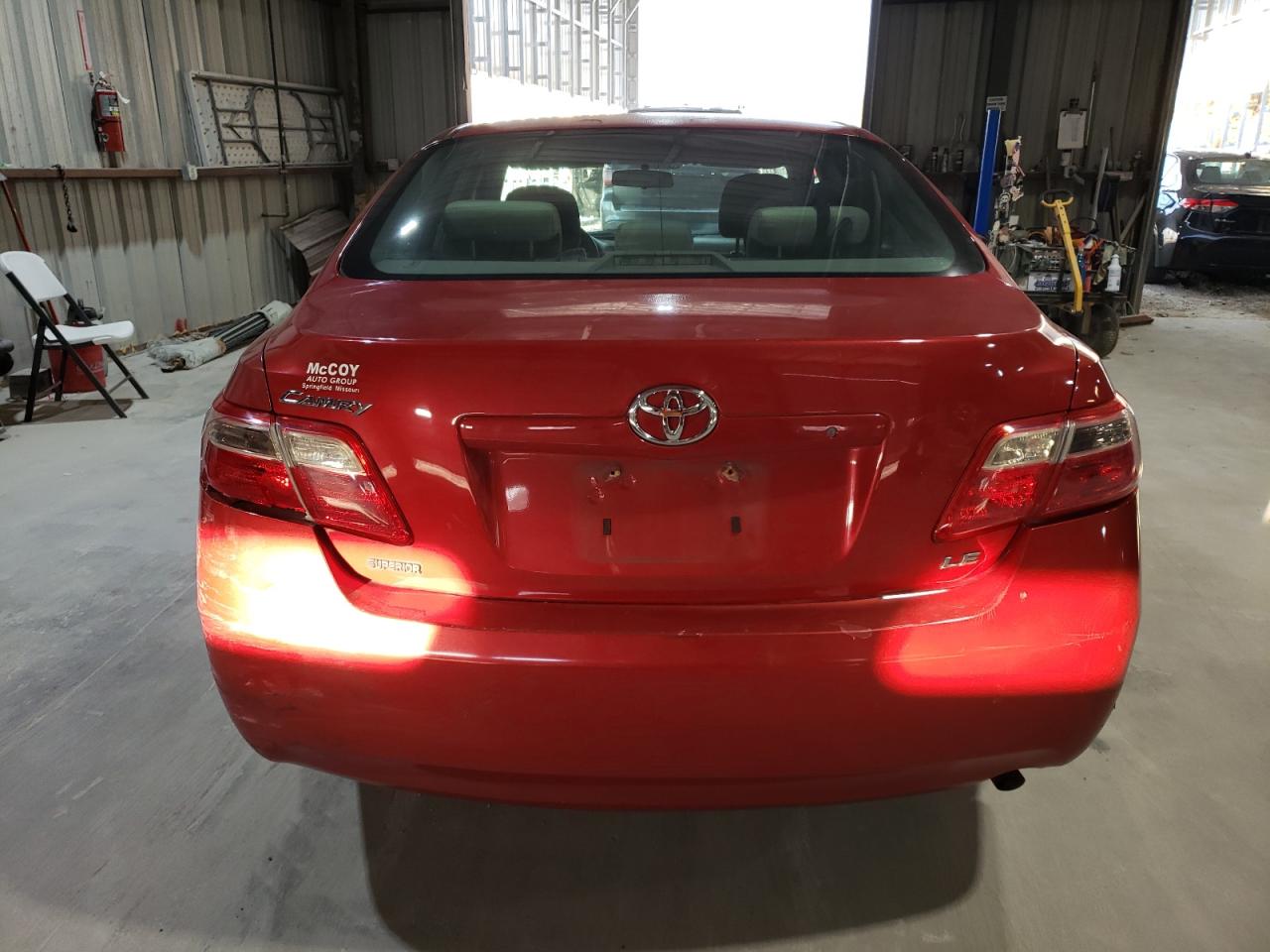 2007 Toyota Camry VIN 4T1BE46KX7U181391 Copart auction photo, front end / rear end damage thumbnail 6
