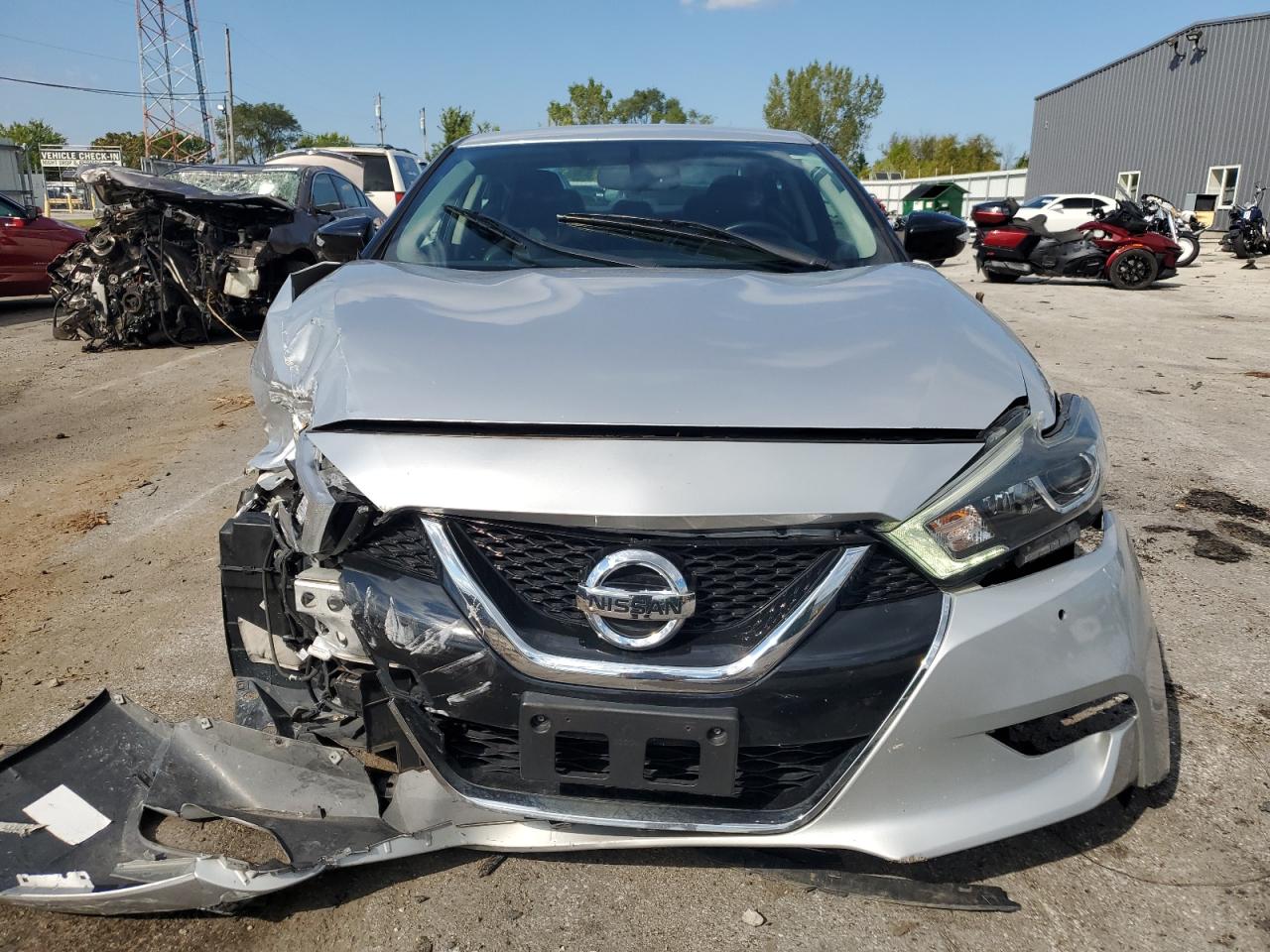 2018 Nissan Maxima VIN 1N4AA6AP2JC374387 Copart auction photo, front end / rear end damage thumbnail 5