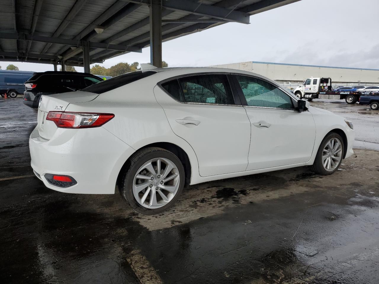 2016 Acura ILX VIN 19UDE2F7XGA022029 Copart auction photo, vandalism damage thumbnail 3