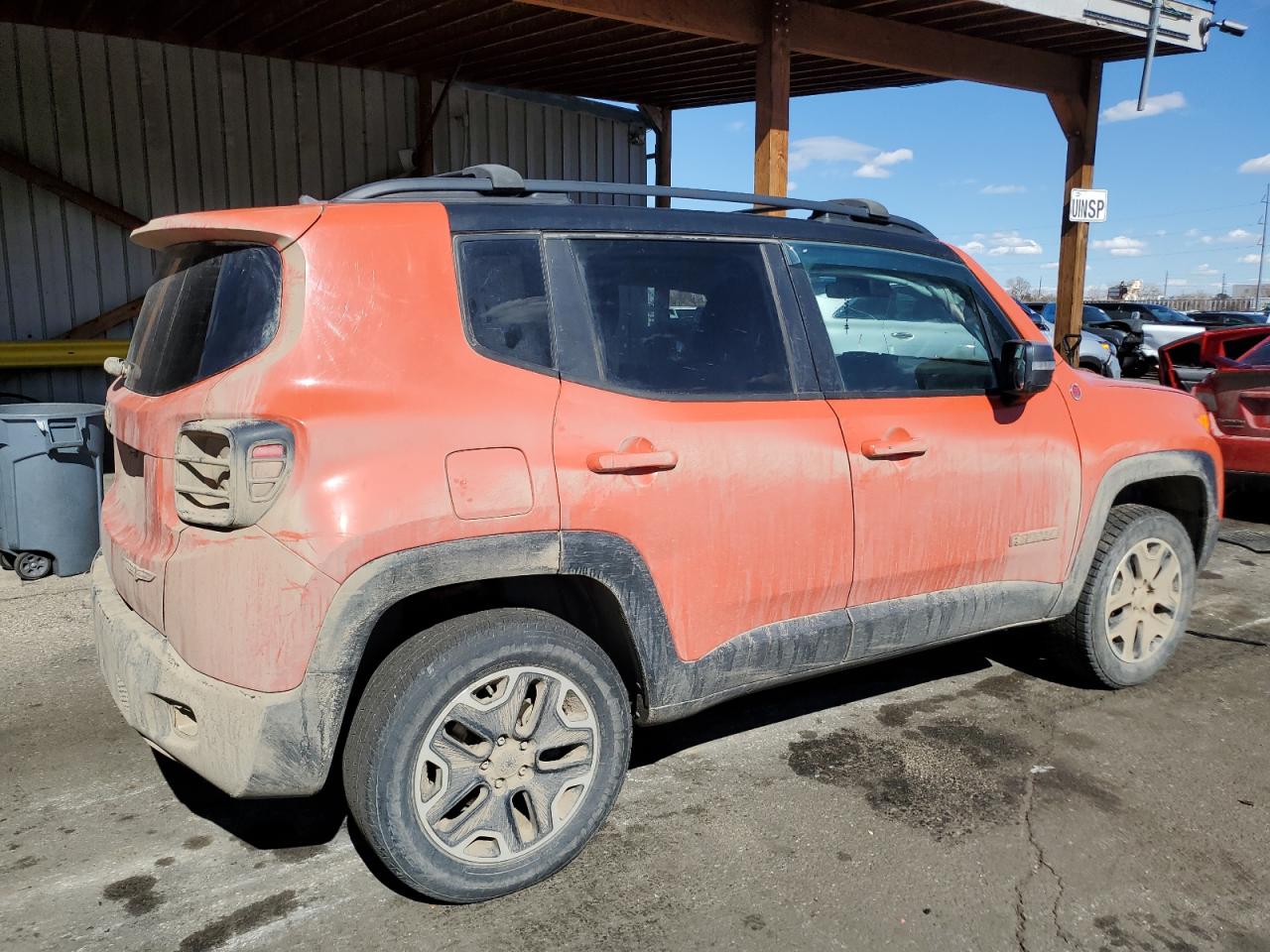 2016 Jeep Renegade VIN ZACCJBCT3GPC76060 Copart auction photo, front end / mechanical damage thumbnail 3