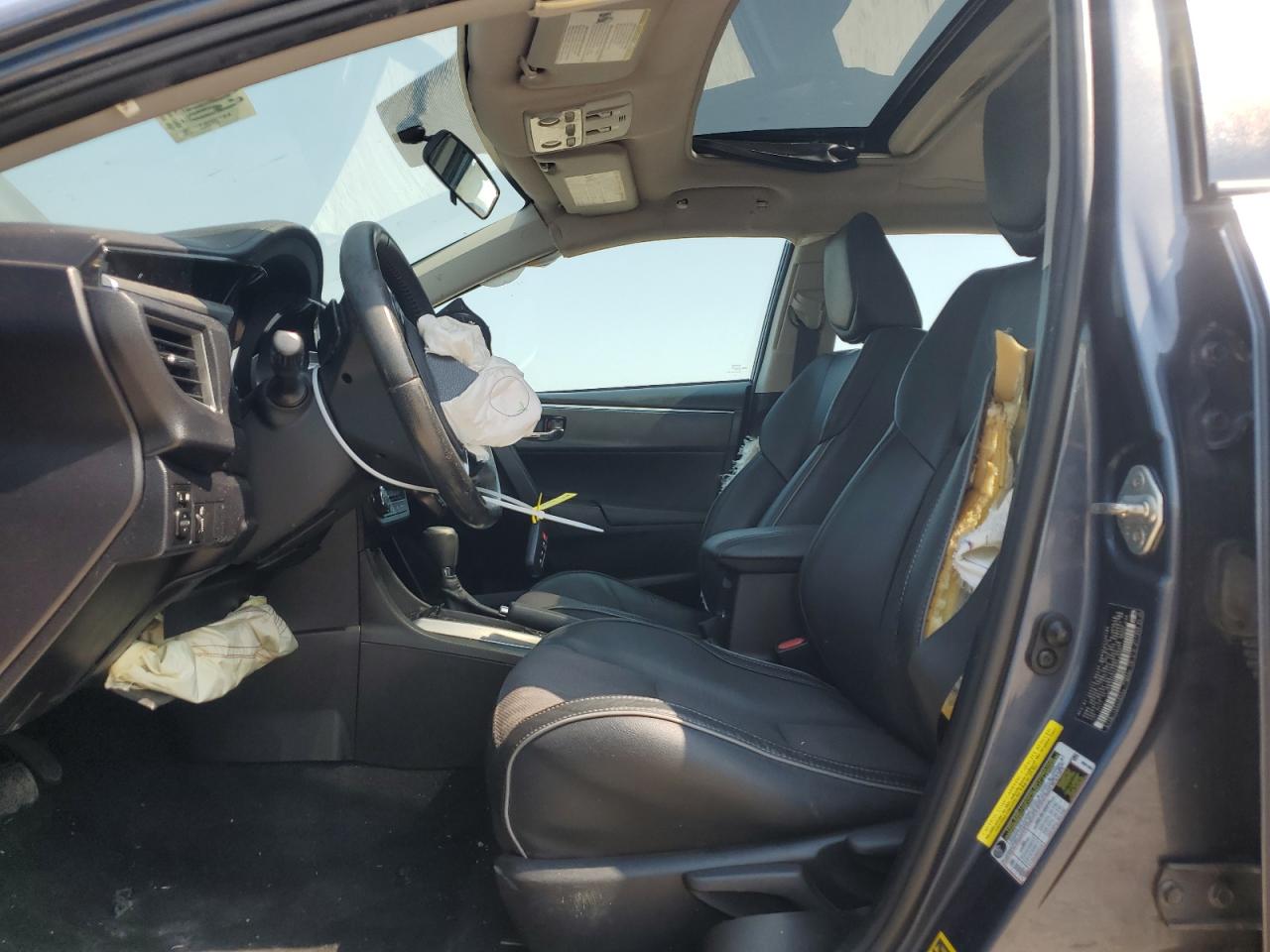 2015 Toyota Corolla VIN 5YFBURHE7FP276692 Copart auction photo, front end / side damage thumbnail 7