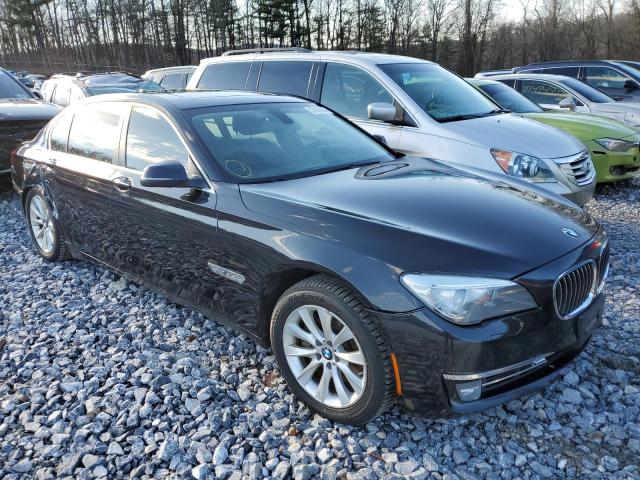 2014 BMW 7er VIN WBAYF4C59ED281857 Copart auction photo, side / rear end damage thumbnail 4