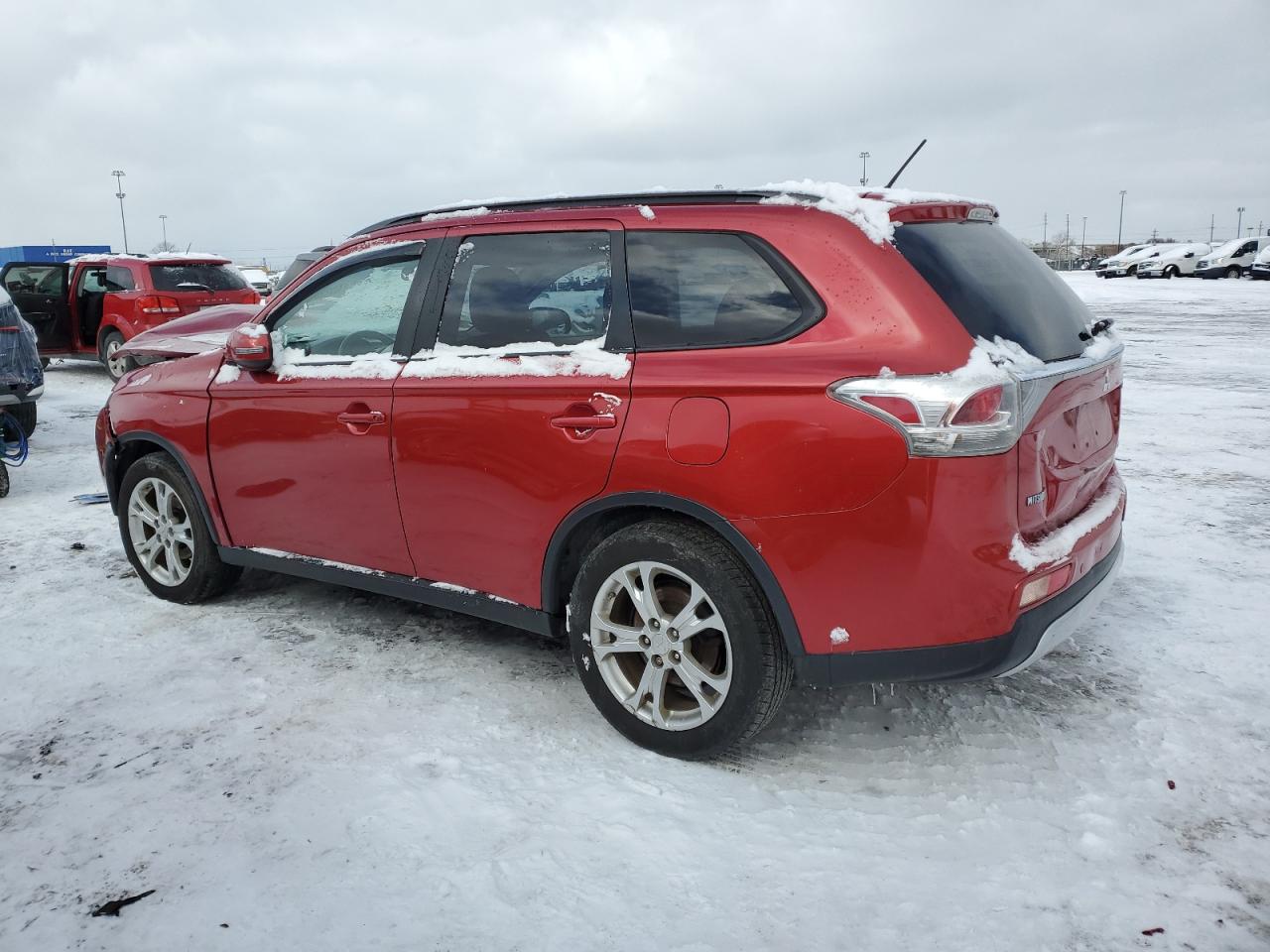 2015 Mitsubishi Outlander VIN JA4AZ3A38FZ001948 Copart auction photo, front end damage thumbnail 2