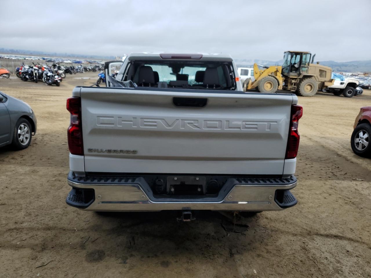 2023 Chevrolet Silverado VIN 2GCUDAED5P1100701 Copart auction photo, all over / missing/altered vin damage thumbnail 6
