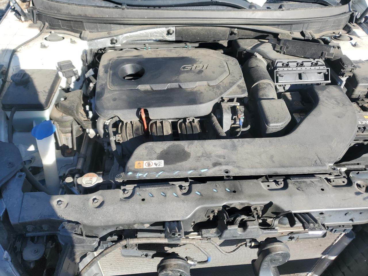 2016 Hyundai Sonata VIN 5NPE24AF2GH356375 Copart auction photo, side / front end damage thumbnail 12