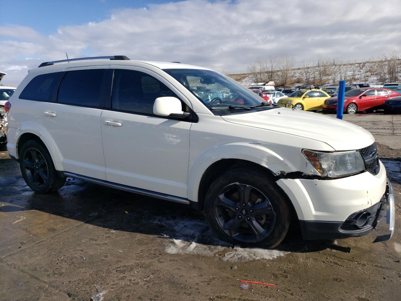 2018 Dodge Journey VIN 3C4PDDGG8JT465370 Copart auction photo, front end / side damage thumbnail 4