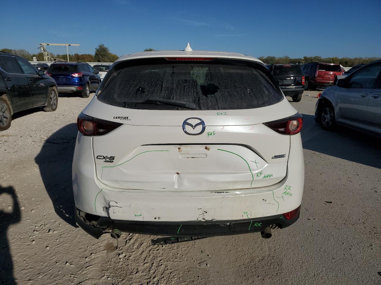 2018 Mazda CX-5 VIN JM3KFBCMXJ0404109 Copart auction photo, rear end / front end damage thumbnail 6