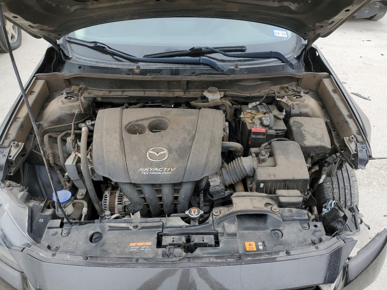 2019 Mazda CX-3 VIN JM1DKDB71K0432676 Copart auction photo, front end / side damage thumbnail 11